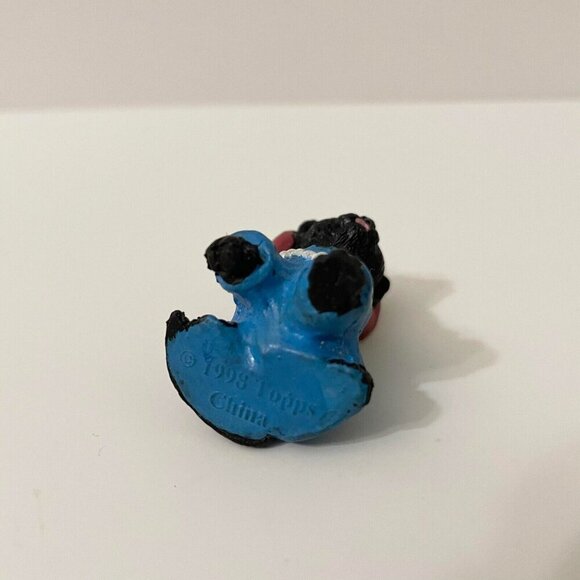 Vintage 1998 Topps Cat Plastic Figure Toy Pearls Sun Hat Kitty 1.5 Inch Tall - Picture 10 of 15